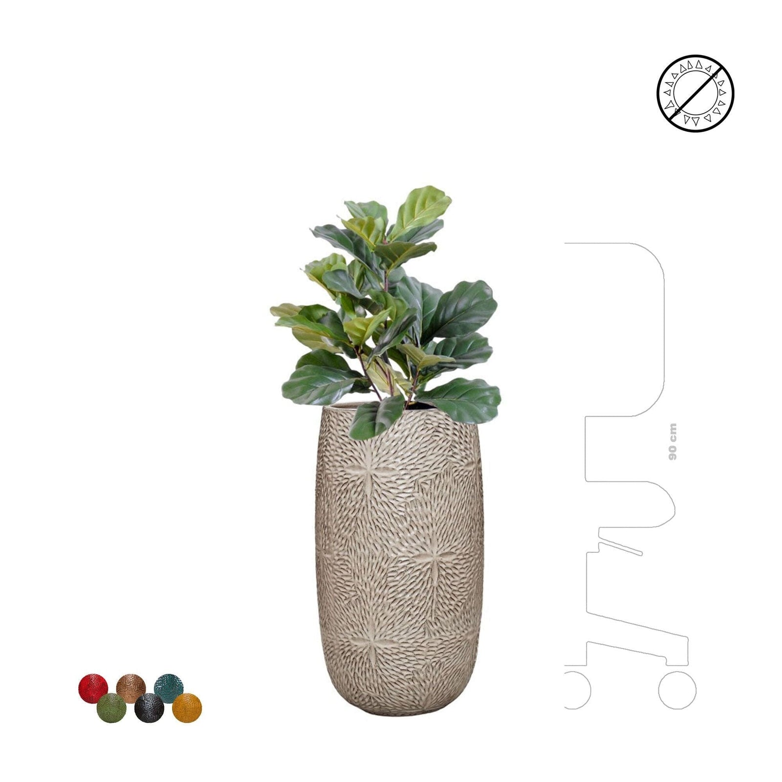 Lyrata artificiel Marly63 PLANTES ARTIFICIELLES 