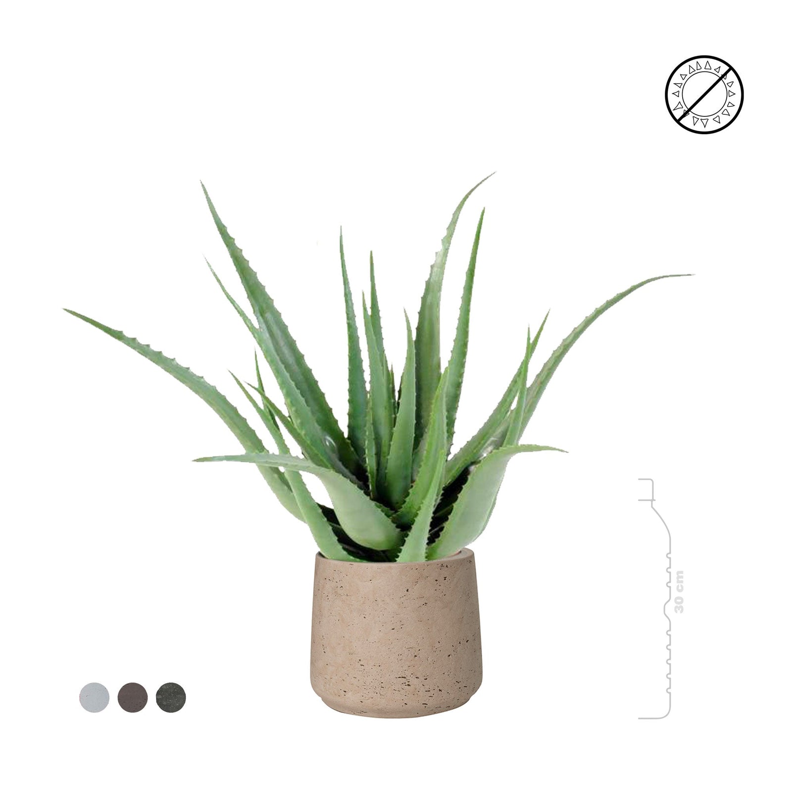Aloe Rough Patt PLANTES ARTIFICIELLES 