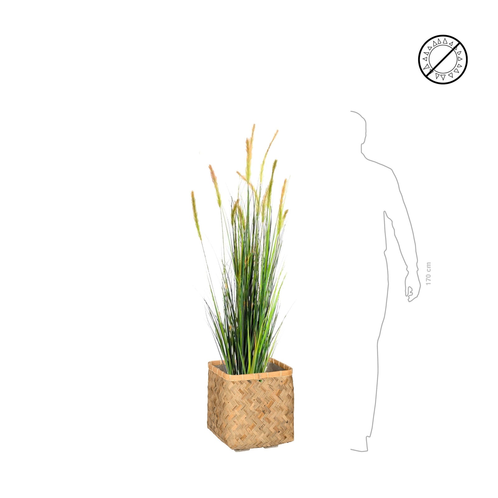 Foxtail Bohemian Bamboo PLANTES ARTIFICIELLES 