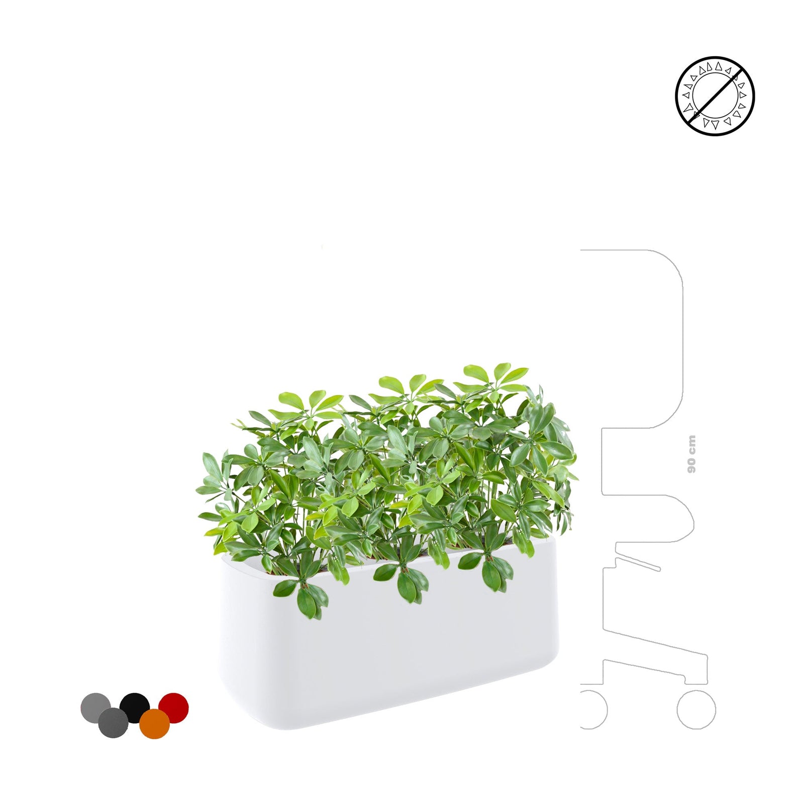 Schefflera Ulm8434 PLANTES ARTIFICIELLES 